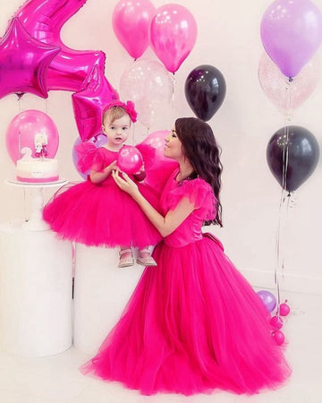 Tulle Mother Daughter Matching Gowns MGD162