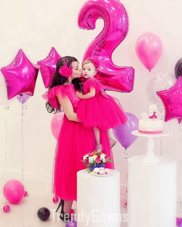 Tulle Mother Daughter Matching Gowns MGD162