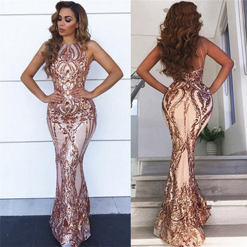 Rose Lace Mermaid Evening Gown JTE097