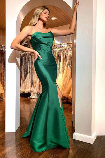 Emerald Green Sweetheart Mermaid Evening Gown JTE276