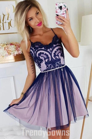 Trendy Straps Junior Short Prom Dress JTSH029