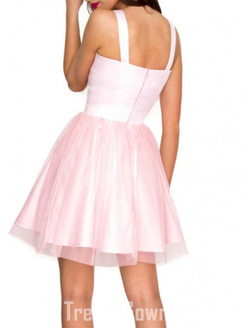 Trendy Junior Pink Short Homecoming Dress JTSH188