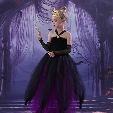 Girls Halloween Vampire Costume Ursula Dress UP CST038